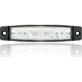 Sanel SBB12W6 Beyaz 12V Üniversal Parmak 6 Led Basamak