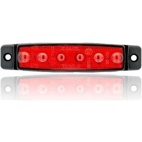 Sanel SBB24R6 Kırmızı 24V Üniversal Parmak 6 Led Basamak