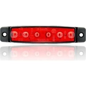 Sanel SBB24R6 Kırmızı 24V Üniversal Parmak 6 Led Basamak