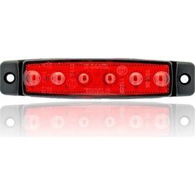 Sanel SBB24R6 Kırmızı 24V Üniversal Parmak 6 Led Basamak