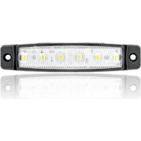 Sanel SBB24W6 Beyaz 24V Üniversal Parmak 6 Led Basamak