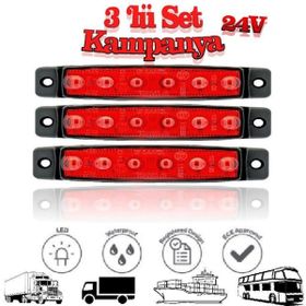 Sanel SBB24Y6-3 24V Sarı 6 Ledli Set Parmak Led Aydınlama