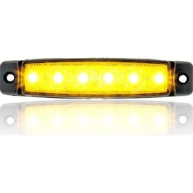 Sanel SBB24Y6 Sarı 24V Üniversal Parmak 6 Led Basamak