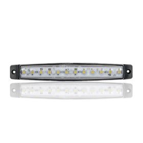 Sanel SBC24W12 Yan Beyaz 24V Üniversal Parmak 12 Led Basamak