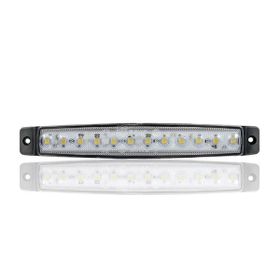Sanel SBC24W12 Yan Beyaz 24V Üniversal Parmak 12 Led Basamak