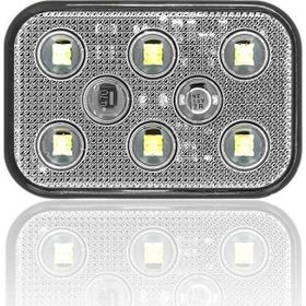 Sanel SBD12W6 Dış Makan Uyumlu Beyaz 12V Üniversal Kare 6 Led Aydınlatma