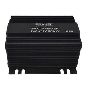 Sanel SCA15 15 Amper 24V 12V Voltaj Düşürücü Konvertör