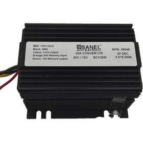 Sanel SCA20M Radyo Hafızalı 20 Amper 24V12V Voltaj Düşürücü