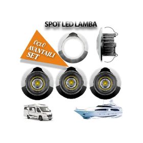 Sanel SSP100W Power Led Lamba 12-24V1W Beyaz Spot