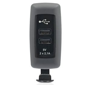 Sanel SUC8 Küpteşte Montajlı Çlft Çıkış 12//24V 4.2A DG Usb Şarj