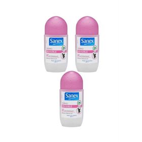 Sanex Dermo Invisivle 50 ml 3 Adet Roll-On