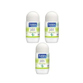 Sanex Natur Protect Fresh Efficacy 50 ml 3 Adet Roll-On