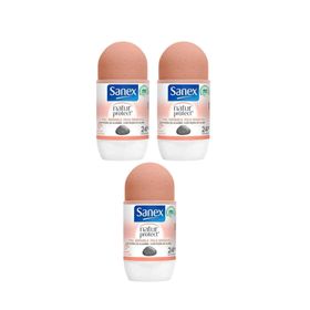 Sanex Natur Protect Piel Sensible 50 ml 3 Adet Roll-On