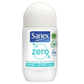 Sanex Zero Invisible 50 ml %0 Aluminium Salts %0 Alcohol Deodorant Roll-On