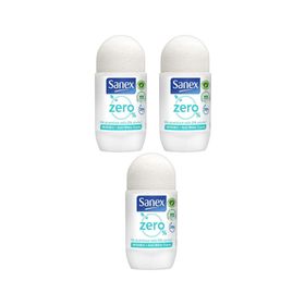 Sanex Zero Invisible 50 ml 3 Adet Roll-On