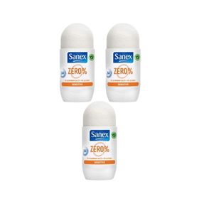 Sanex Zero Sensitive 50 ml 3 Adet Roll-On