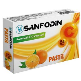 Sanfodin Portakal C Vitamini 24 Adet Pastil