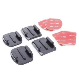 Sanger Aksiyon Kamera 2 Düz 2 Oval Yapışkanlı Aparat