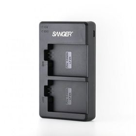 Sanger LP-E6 Canon İkili USB Şarj Aleti Cihazı