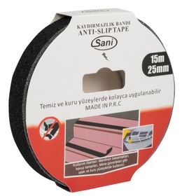 Sani Siyah 25x15 m Kaydırmaz Bant