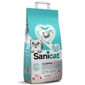Sanicat 2x8 lt Clumping White Rose Kedi Kumu