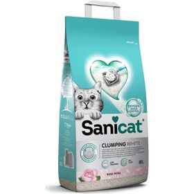 Sanicat 2x8 lt Clumping White Rose Kedi Kumu