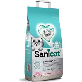 Sanicat 2x8 lt Clumping White Rose Kedi Kumu