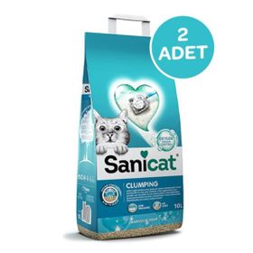Sanicat Active Clumping White Marsilya Sabunlu 2x10 lt Kedi Kumu