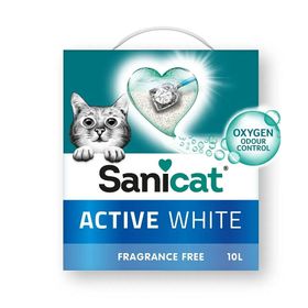 Sanicat Active White Kokusuz 10 lt Topaklanan Kedi Kumu