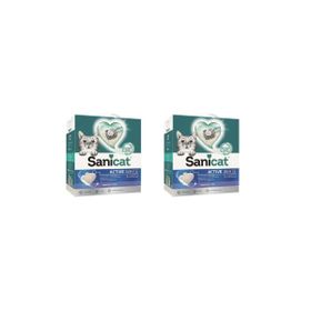 Sanicat Active White Topaklanan Kokusuz 2x6 lt Kedi Kumu