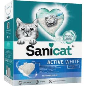Sanicat Active White Ultra Topaklanan 10 lt Kedi Kumu