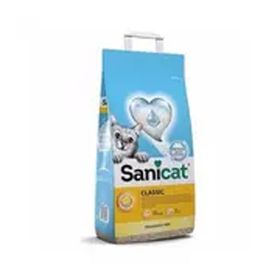 Sanicat Classic Lavantalı Oksijen Kontrollü Ultra Emici 10 lt Bentonit Topaklanan Kedi Kumu