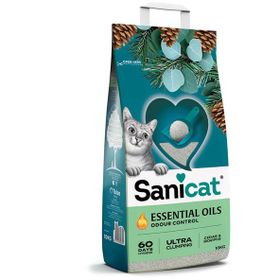 Sanicat Essential Oils Sedir ve Okaliptus Kokulu 10 kg Kedi Kumu