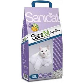 Sanicat Super Plus 10 lt İnce Taneli Kokulu Topaklanan Emici Kedi Kumu