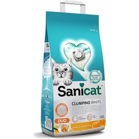 Sanicat Tozsuz Vanilya ve Mandalina Kokulu 10 lt Topaklanan Kedi Kumu