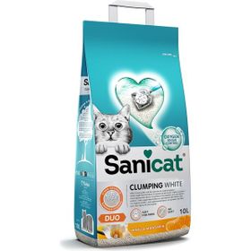 Sanicat Tozsuz Vanilya ve Mandalina Kokulu 10 lt Topaklanan Kedi Kumu