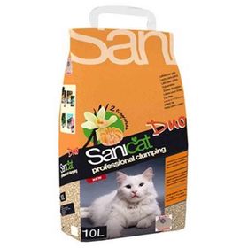Sanicat Tozsuz Vanilyalı Mandalina Aromalı 10 lt Kedi Kumu