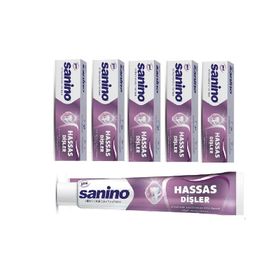 Sanino 5x75 ml Hassas Dişler Diş Macunu