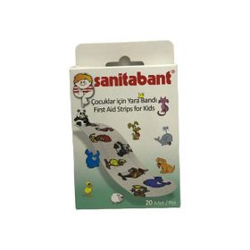 Sanitabant 20'li Çocuklar İçin Yara Bandı
