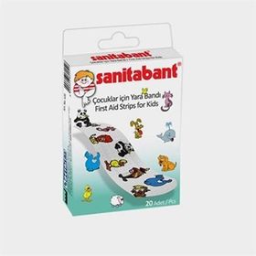 Sanitabant 20'li Çocuklar İçin Yara Bandı
