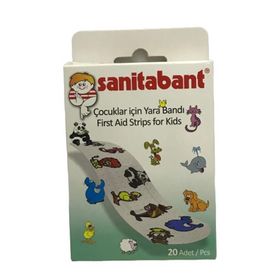 Sanitabant 20'li Çocuklar İçin Yara Bandı