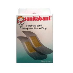Sanitabant 20'li Şeffaf Yara Bandı