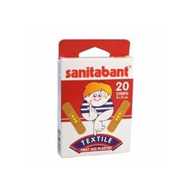 Sanitabant 20'li Tekstil Yara Bandı