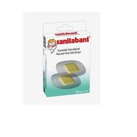 Sanitabant 20'li Yara Bandı Yuvarlak