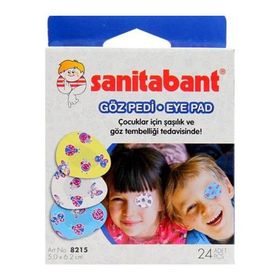 Sanitabant 24 Adet Desenli Göz Pedi