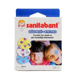 Sanitabant Çocuklar İçin 24 Adet Göz Pedi