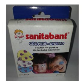 Sanitabant Çocuklar İçin 24 Adet Göz Pedi