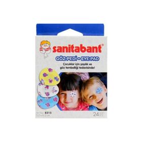 Sanitabant Çocuklar İçin 24 Adet Göz Pedi