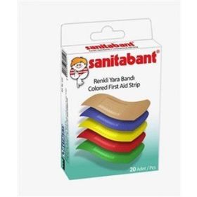 Sanitabant Renkli 20 Adet Yara Bandı