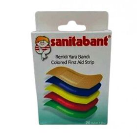 Sanitabant Renkli 20 Adet Yara Bandı